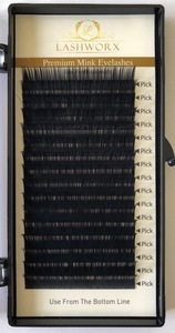 Flat Lash Tray L Curl .15 ⋆ Lashworx