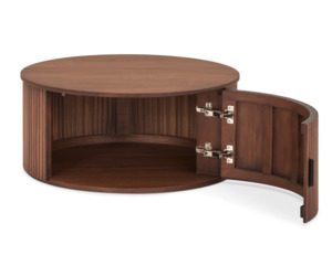 Slow Round Coffee Table - Walnut - La Station Design