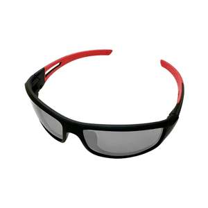 Mad About Fishing - Black Polarised Sunglasses with Red Arms