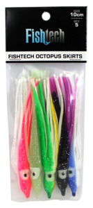 Jigs: FISHTECH - OCTOPUS SKIRTS 10CM 5 PACK