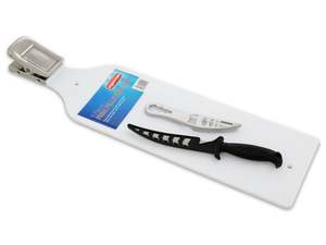 ANGLERS MATE - FISH FILLETING SET WITH BOARD, CLAMP, KNIFE & SCALER