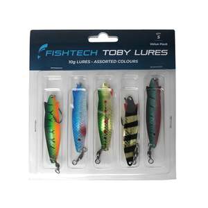 Fishtech Toby Lures Value 5-Pack 10g