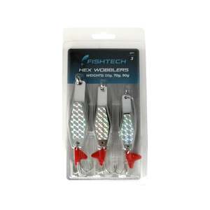 Lures: Fishtech - Hex Wobbler Value 3-Pack Heavy