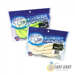 Lures: FISHBITES - FIGHT CLUB GRUB LURES 6"