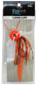 Fishtech: FISHTECH - SLIPPERY SLIDER LURE ORANGE