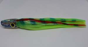 Hooker: HOOKER - MEDIUM SWIMMER PAUA HEAD - TEASER TAIL - LUMO