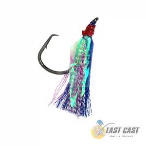 Hooks: JIGGLE LURE - FLASHER HOOKS BLUE 4PCK