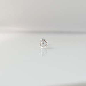 Beaded pearl piercing