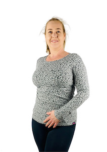 Ella Basic Long Sleeve - Animal Print