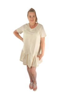 2 For 85: Ellie Box Tiered Summer Dress - Ivory