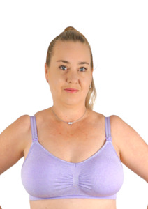Bras: Soft Nursing Bra - Purple
