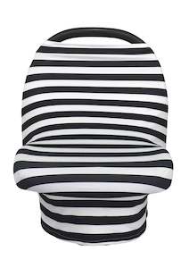 3 For 50: Multi Purpose Cover - Black White Stripe