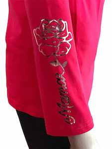 LATCH Pressed - Mama Rose on Ella pink arm - SMALL