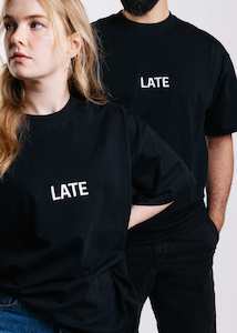 Apparel: The Late Tee: Black