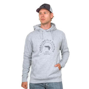 Guideline Fly Fishing: Guideline Scandi Hoodie - Light Grey Melange