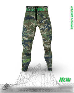 AIRBLITZ™ Moss Camo Perforated Neoprene Leggings - Unisex