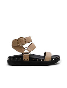 Blackfriday: Studded Sandal - Beige