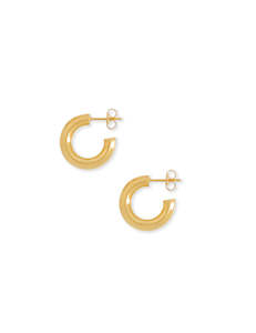 All Jewellery: Classic Small Hoop - Gold