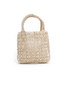 Best Sellers: Beaded Bag - Bone