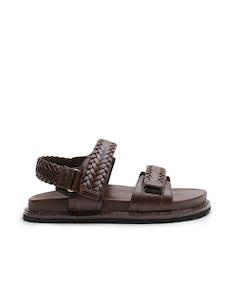 Black Label: Isla Braided Sandal - Cacao