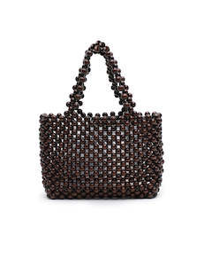 All: Bon Bon Beaded Bag - Brown