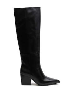 Knee High Boots: Leone Knee High Boot - Black