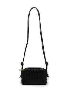 All Accessories: Woven Dumpling Bag - Black