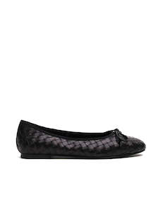 Kitty Ballet Flat - Black