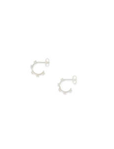 All Jewellery: Hoop Stud - Silver