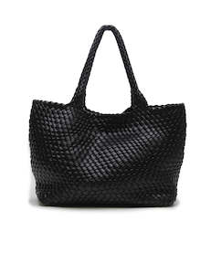 All: Woven Tote Black