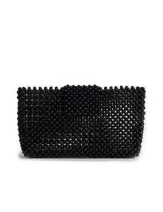 All Accessories: Beaded Wallet Black