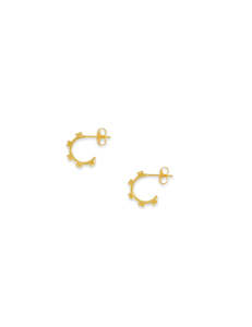 Drops Hoops: Hoop Stud - Gold