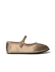 All 1: Sofia Flat Khaki Satin