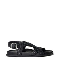 Sandals: Amara Braided Sandal Black