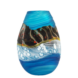 Small Vases: Ocean Teardrop Regular