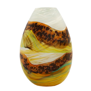 Medium Teardrops: Taupo Tussock Teardrop Medium