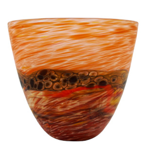 Volcanic Bowls: Desert Road Apricot Volcanic Bowl