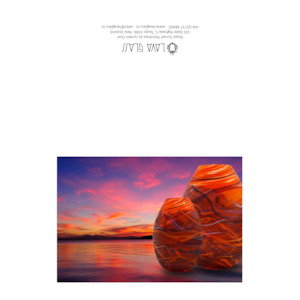 Taupo Sunset Greeting Card