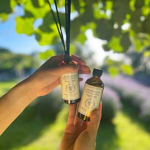 Air Freshener 1: Aromatherapy Lavender Essential Oils Reed Diffuser / Refill