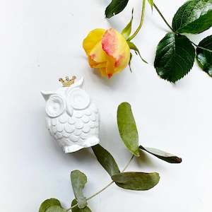 Air Freshener 1: Mini Owl Lavender Aroma Stone Diffuser
