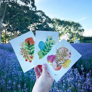 M Jeng Design: Natural Illustration Greeting Cards