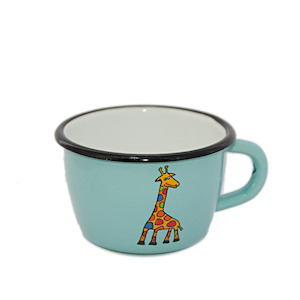 Enamel Coffee Cup - Giraffe