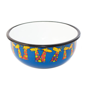 Enamel Bowl- Giraffe H