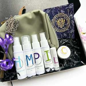 Lavender Travel Kits: Travel Self-Care Toiletry Bag