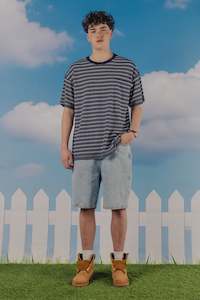 T-SHIRTS: Stripe Tee | Blue Stripe