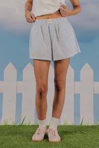 Boxer Short | Blue Stripe