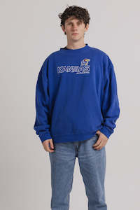 Vintage Sweatshirts: Vintage Kansas Jayhawks Crewneck XL