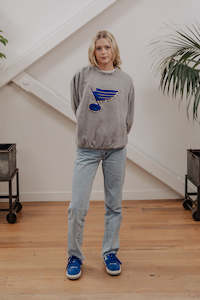 Vintage St Louis Blues Crewneck XS