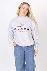 Pro Sports Sweatshirts 2: Vintage Atlanta Braves Crewneck S
