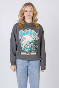 Vintage Miami Dolphins Crewneck L